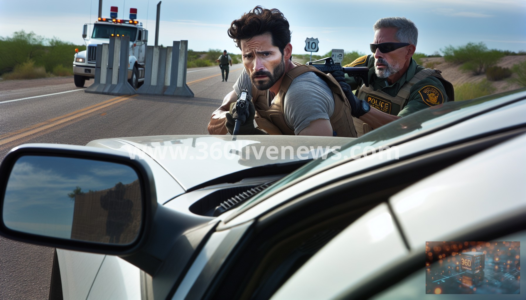 Man killed after shooting at law enforcement during pursuit near Texas Border Patrol checkpoint on Interstate 10