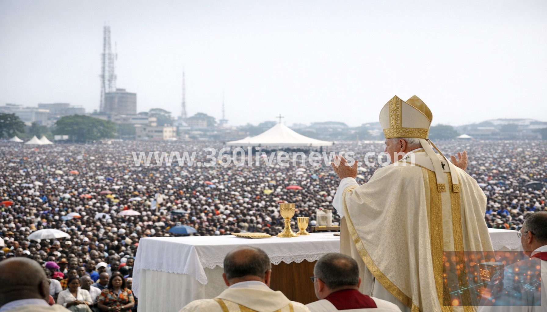 Pope Leo Leads Mass in Cameroon Urging Peace and Rejecting Violence