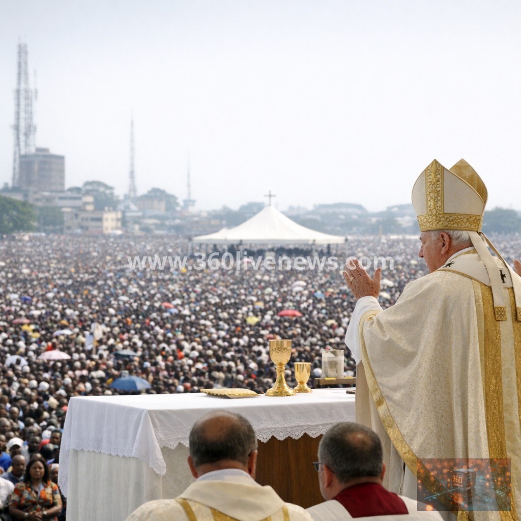 Pope Leo Leads Mass in Cameroon Urging Peace and Rejecting Violence