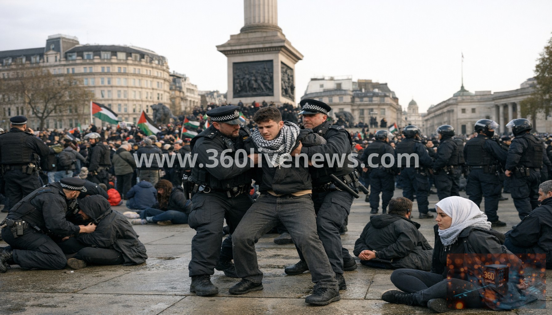 Over 200 Arrested at Palestine Action Protest in London