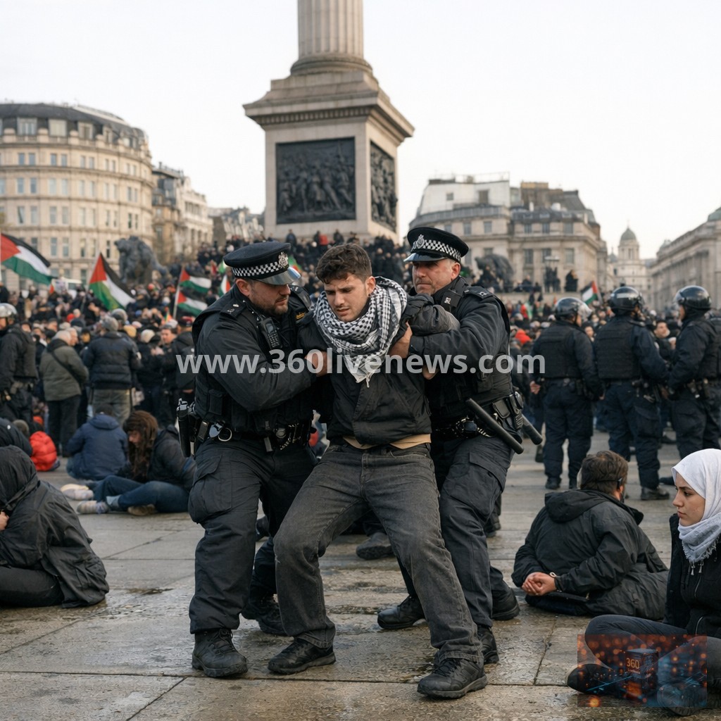 Over 200 Arrested at Palestine Action Protest in London