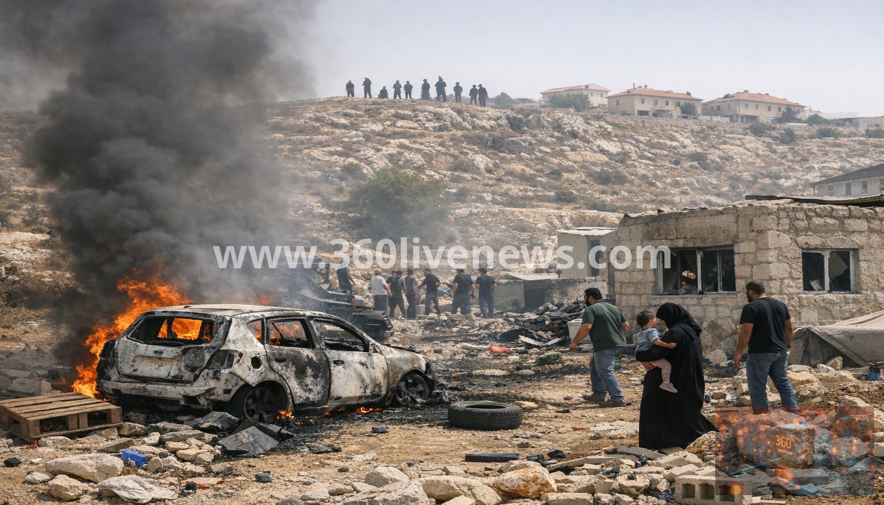 Settler attacks reported in Palestinian-governed areas of the West Bank