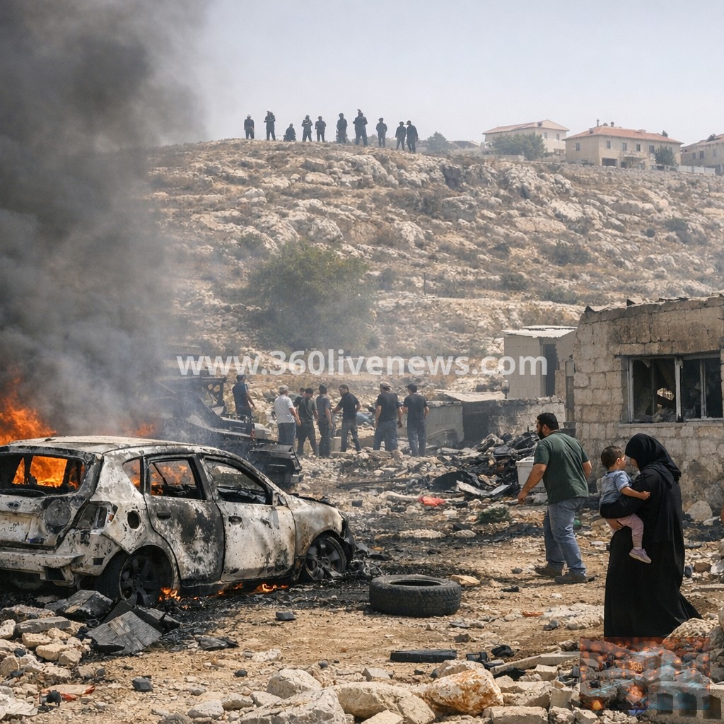Settler attacks reported in Palestinian-governed areas of the West Bank