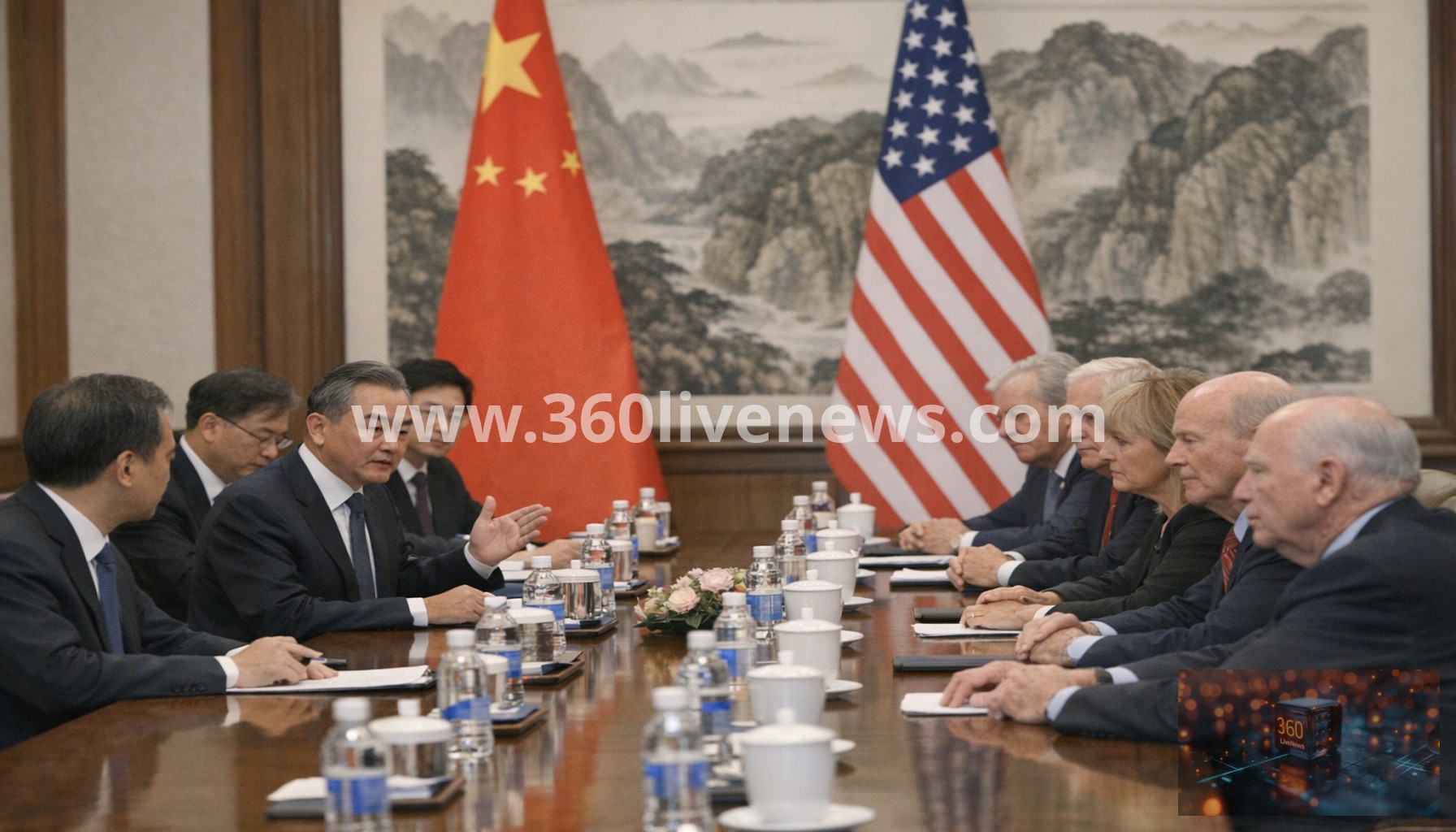 China urges improved ties as Wang Yi meets visiting US senators in Beijing
