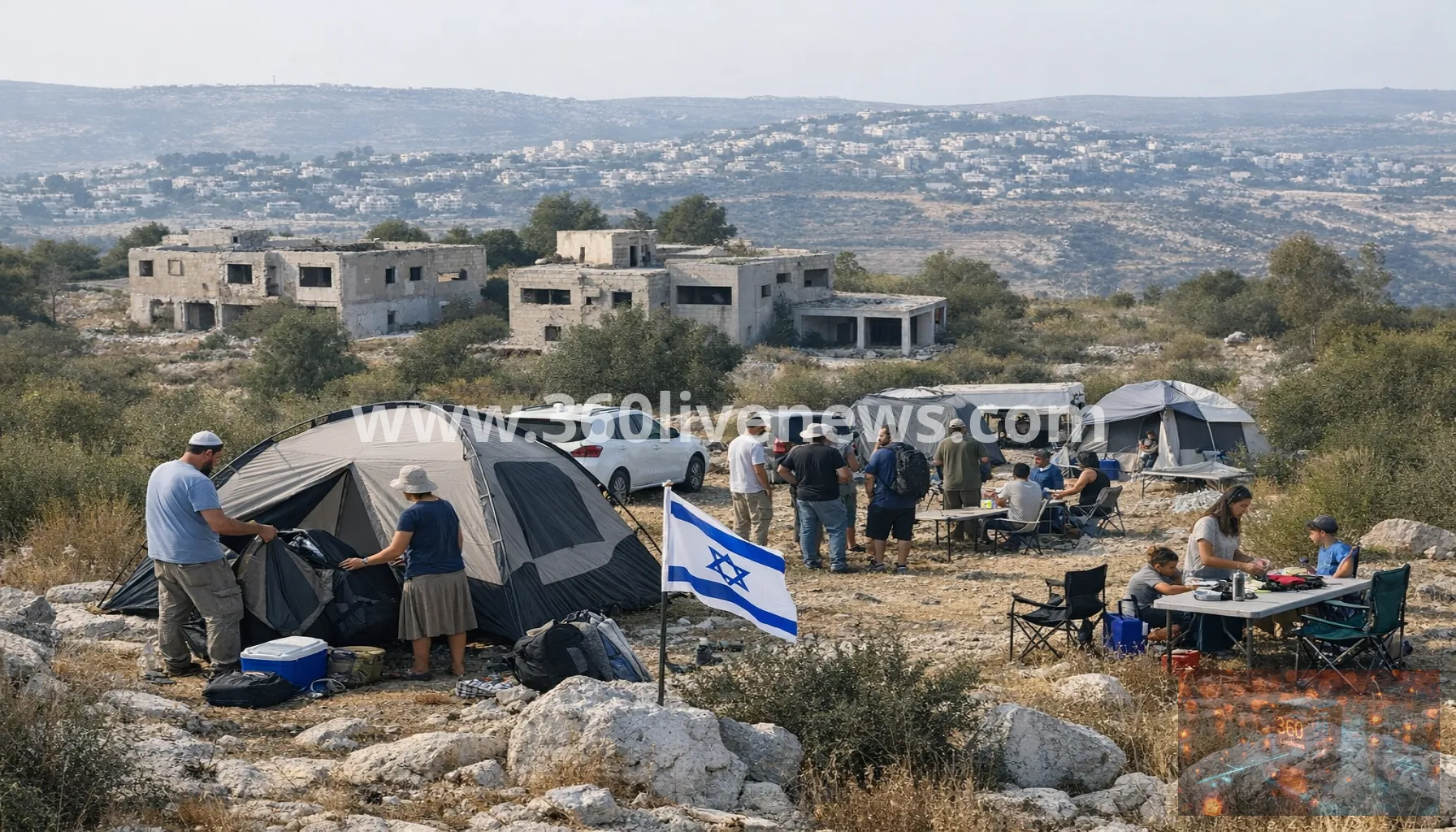 Israeli settlers return to Kadim in West Bank two decades after evacuation