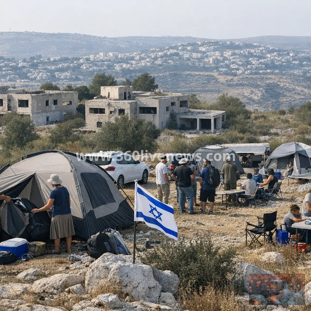 Israeli settlers return to Kadim in West Bank two decades after evacuation