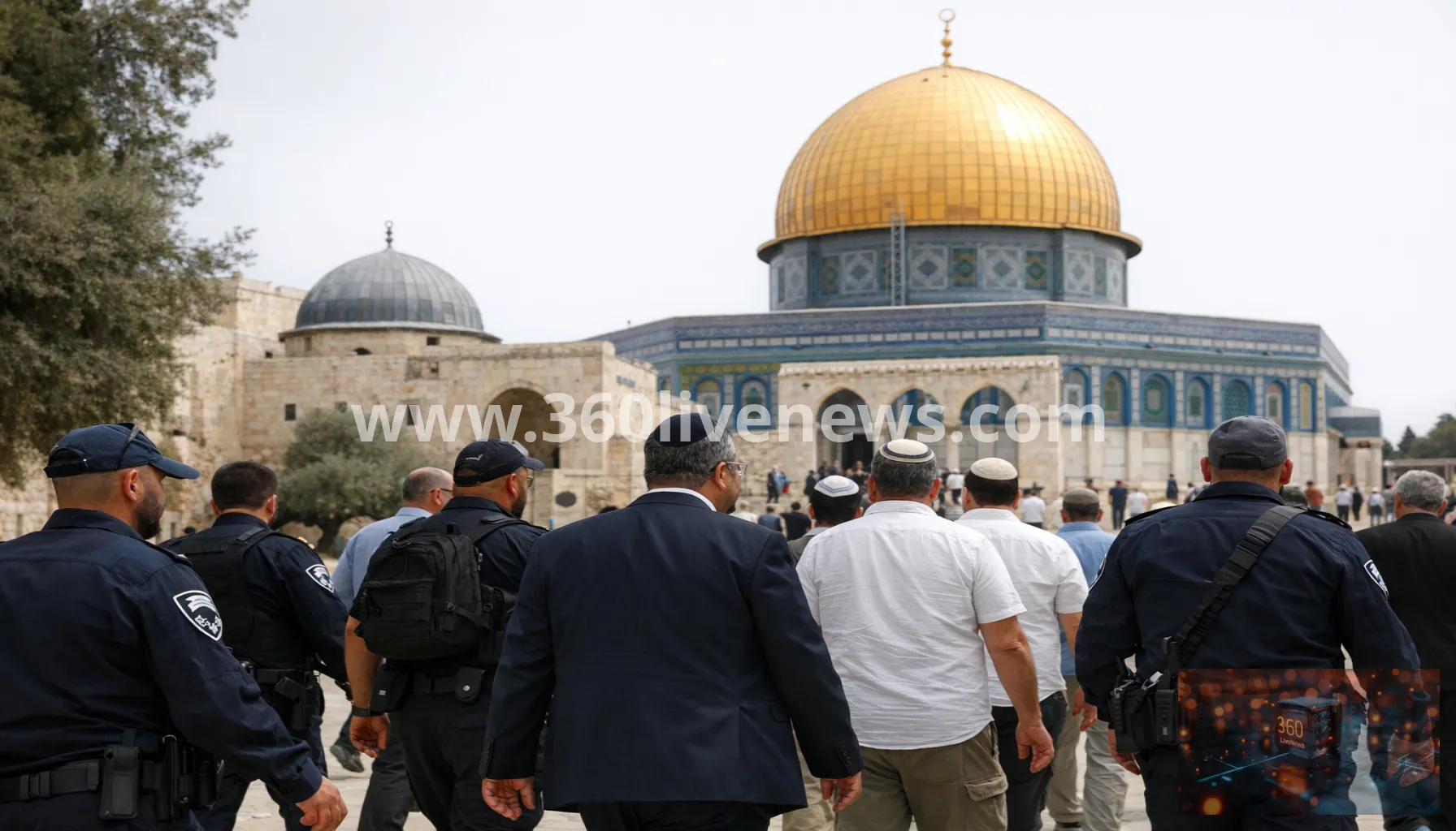 Israeli minister and settlers enter Al-Aqsa compound amid holiday tensions