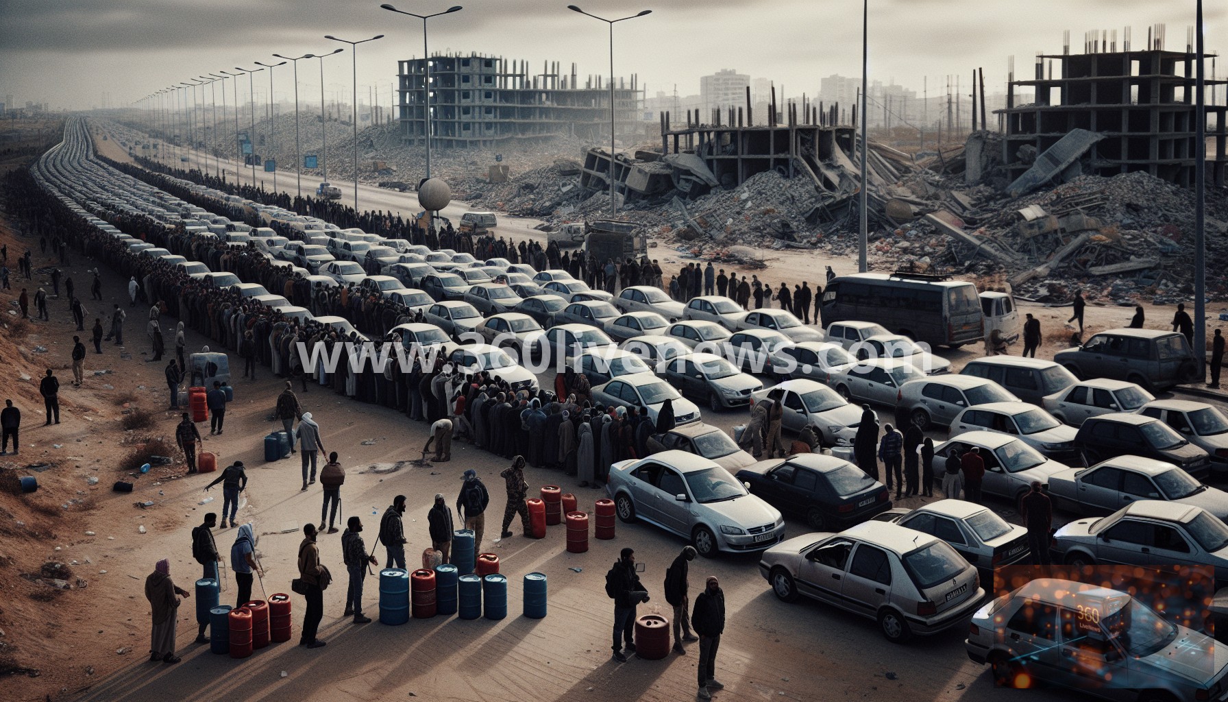 Gaza Faces Severe Fuel and Gas Crisis Amid Escalating Conflict and Rising Electricity Costs