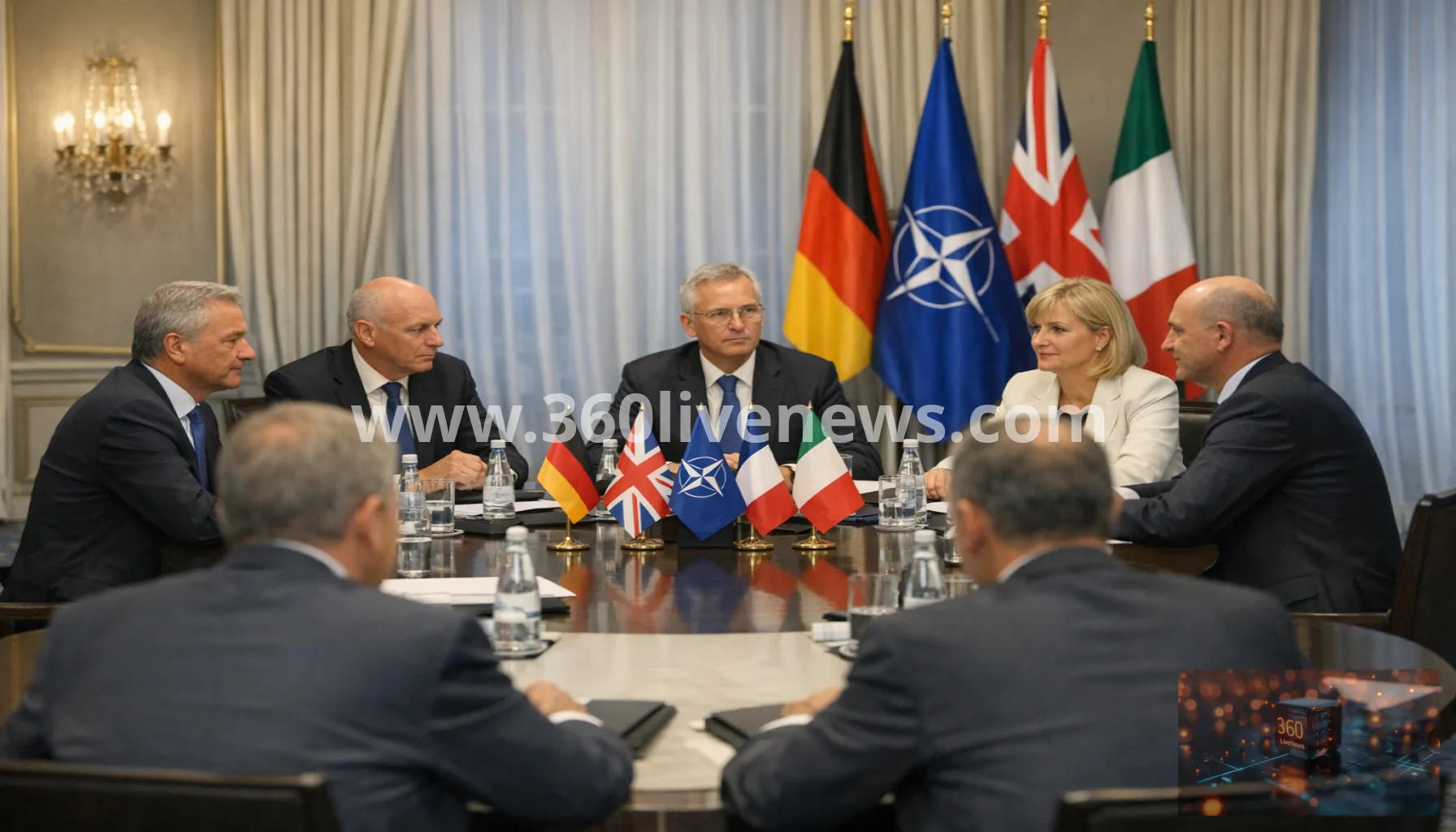 Europe's top NATO powers pledge greater defence role in Paris
