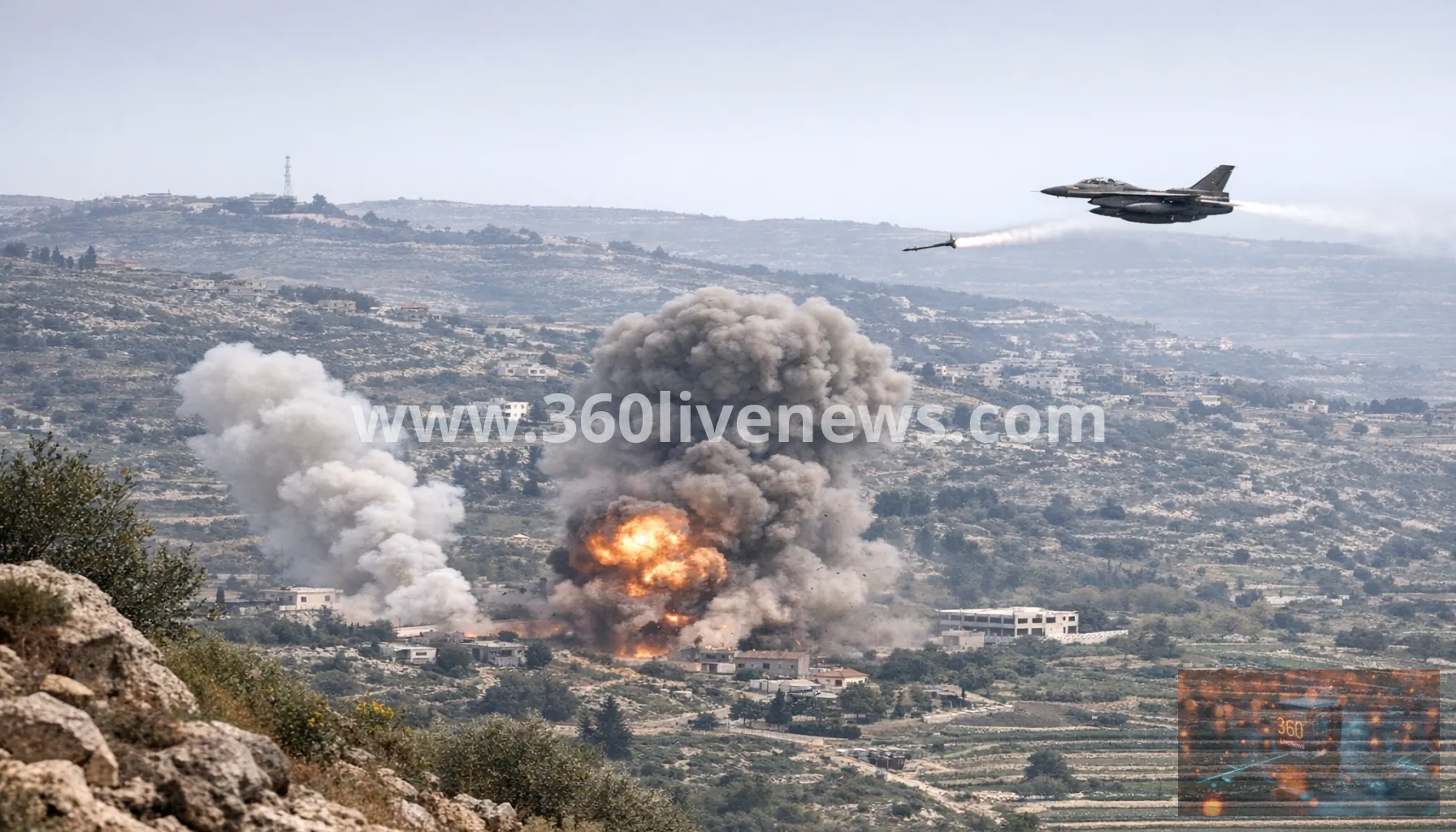 Israel strikes southern Lebanon after intercepting projectiles from across border