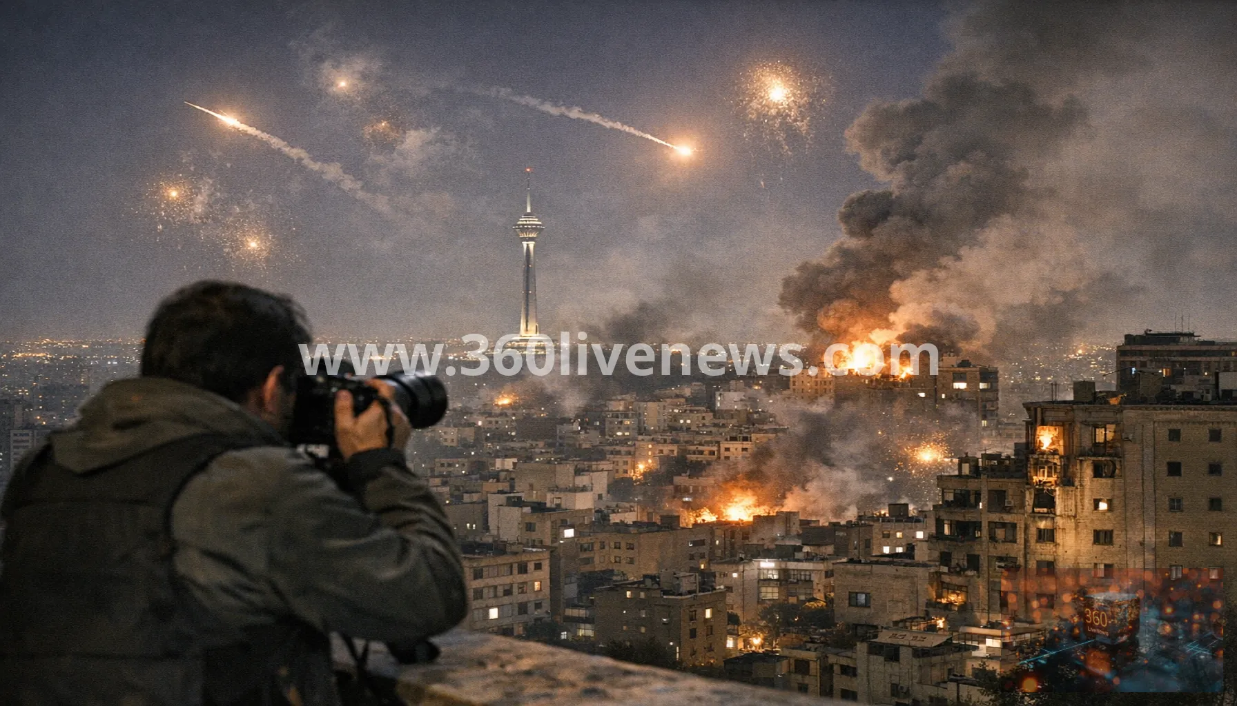 Tehran under bombardment as photojournalist documents war at home