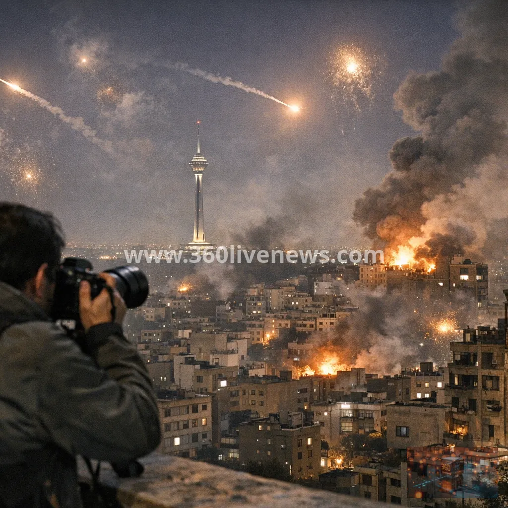 Tehran under bombardment as photojournalist documents war at home