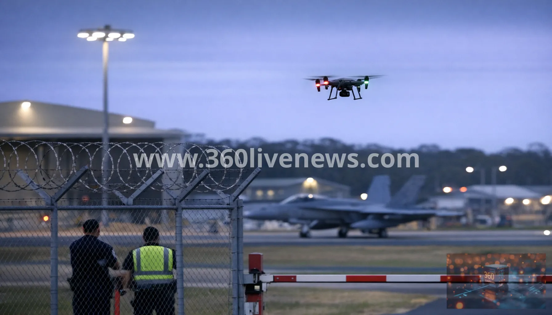 Repeated drone breaches reported at Williamtown RAAF base in second incident in a month