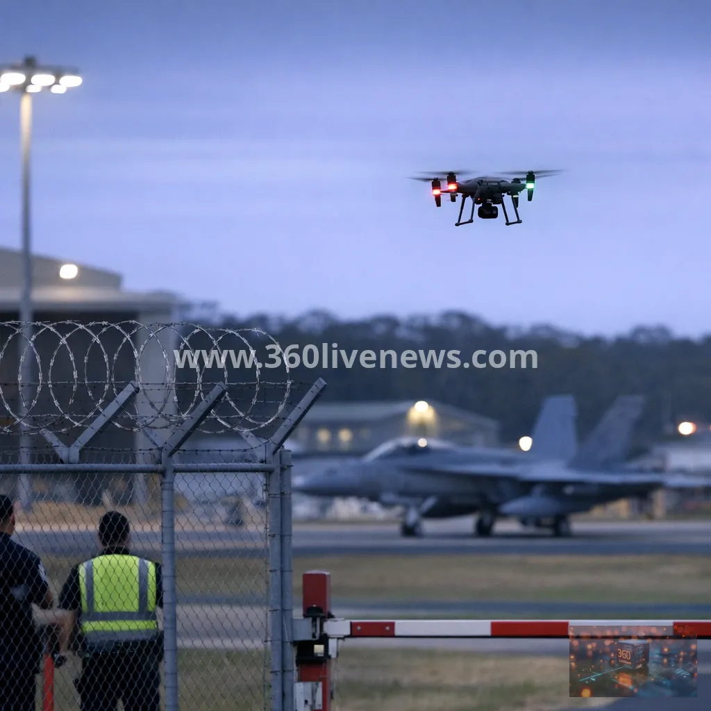 Repeated drone breaches reported at Williamtown RAAF base in second incident in a month