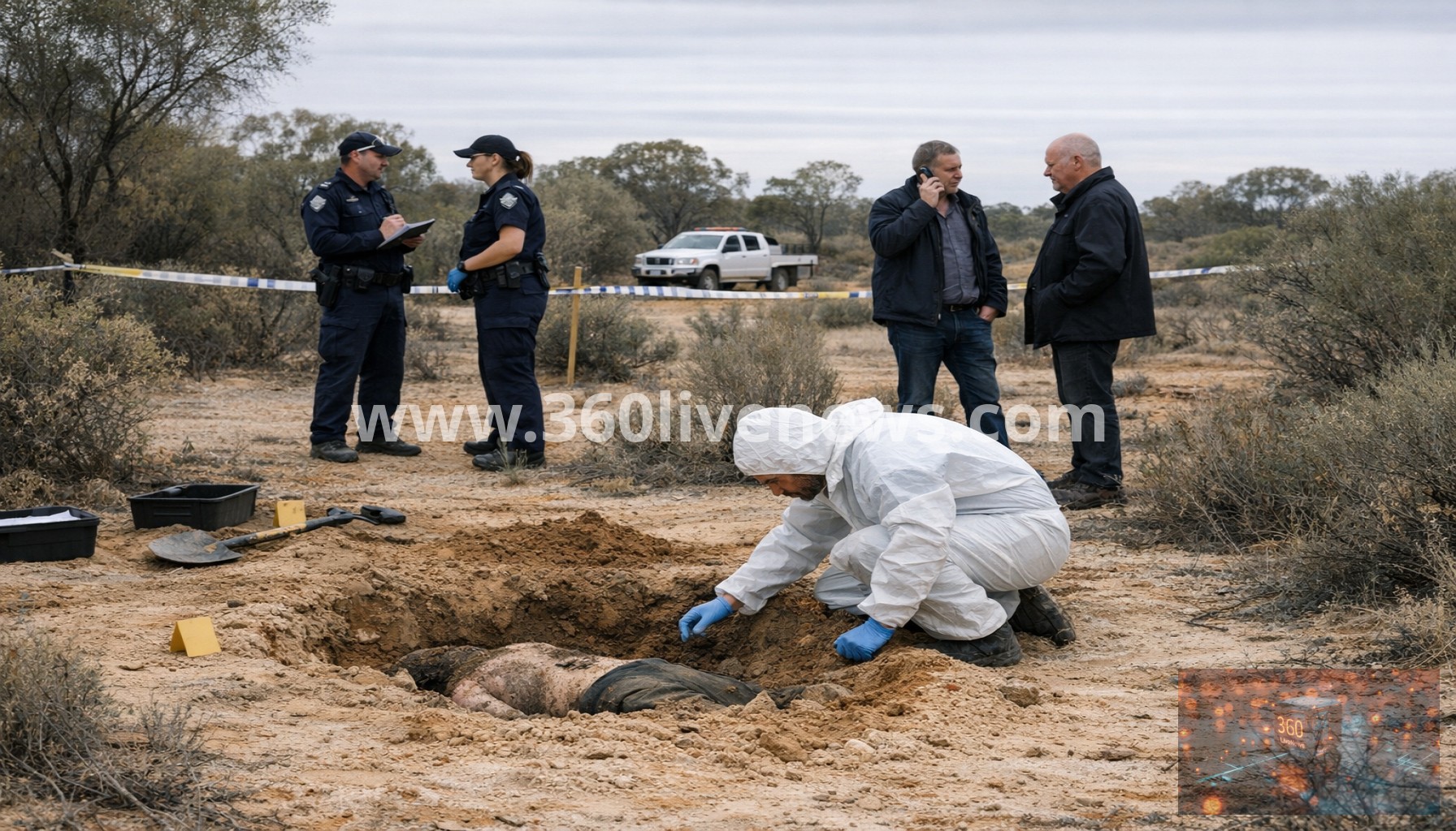 Police seek public help in investigation of Richard Wills's death after body found in shallow grave in Ouyen