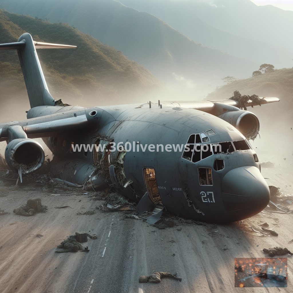Colombian Air Force transport plane crashes near Puerto Leguízamo with around 110 soldiers on board