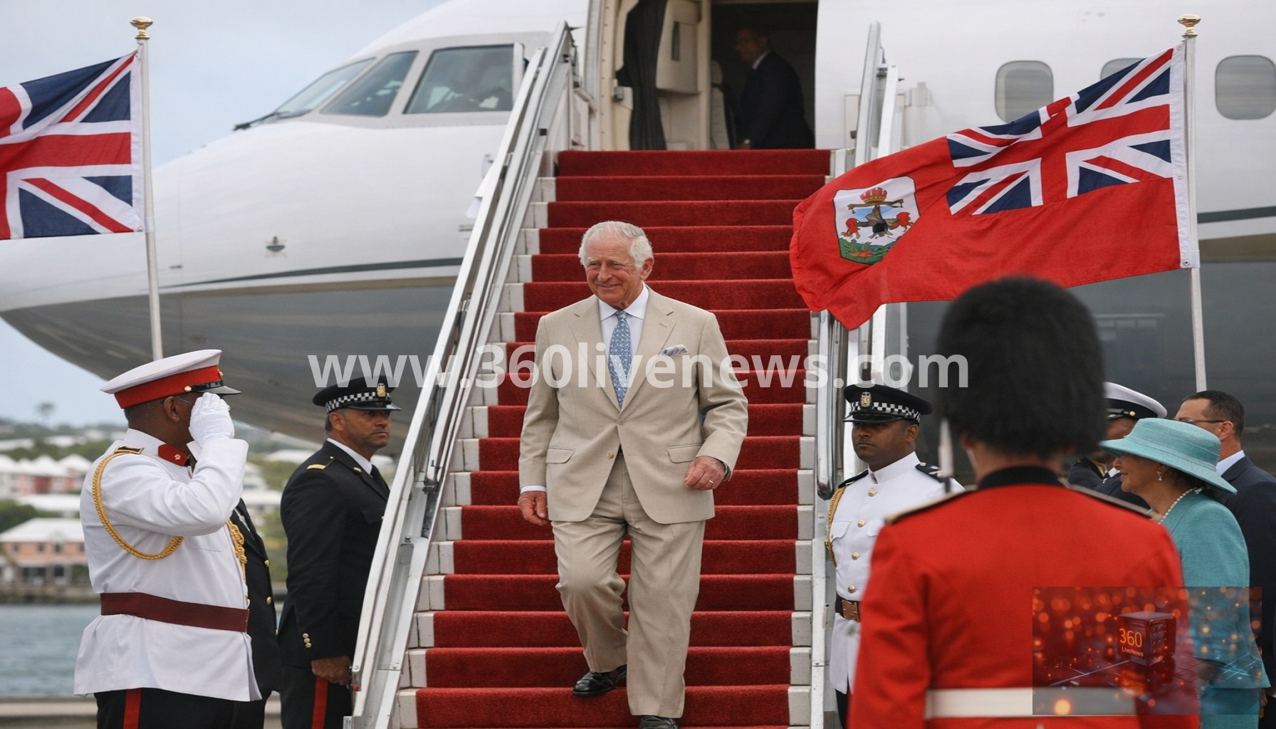 King Charles III visits Bermuda, marking first British overseas territory trip as monarch