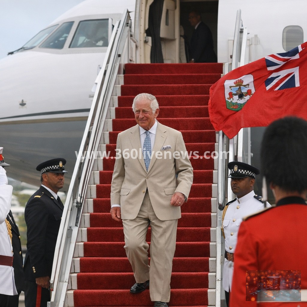 King Charles III visits Bermuda, marking first British overseas territory trip as monarch