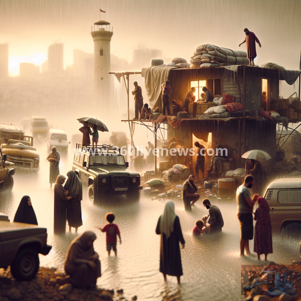 Displaced families in Sidon turn vehicles into shelters amid intensified military operations in Lebanon