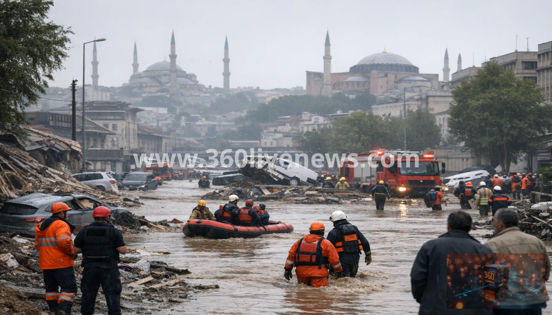Deadly floods hit Istanbul as death toll rises and 5 remain missing