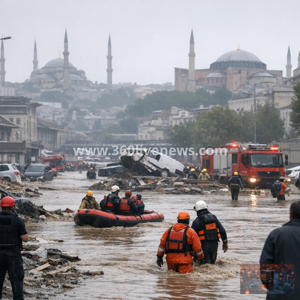 Deadly floods hit Istanbul as death toll rises and 5 remain missing