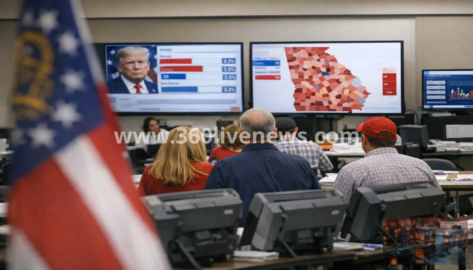 Georgia Republican primary delivers mixed results for Trump