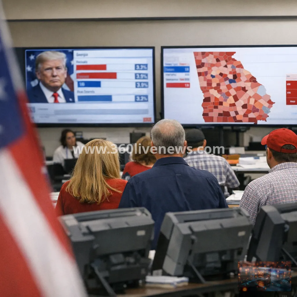 Georgia Republican primary delivers mixed results for Trump