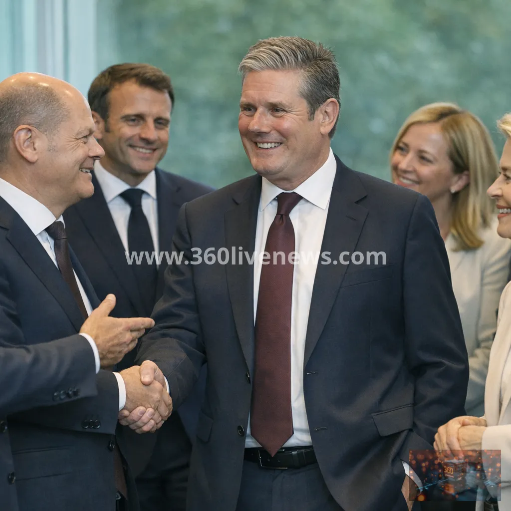 European leaders praise Starmer at final E5 meeting in Berlin