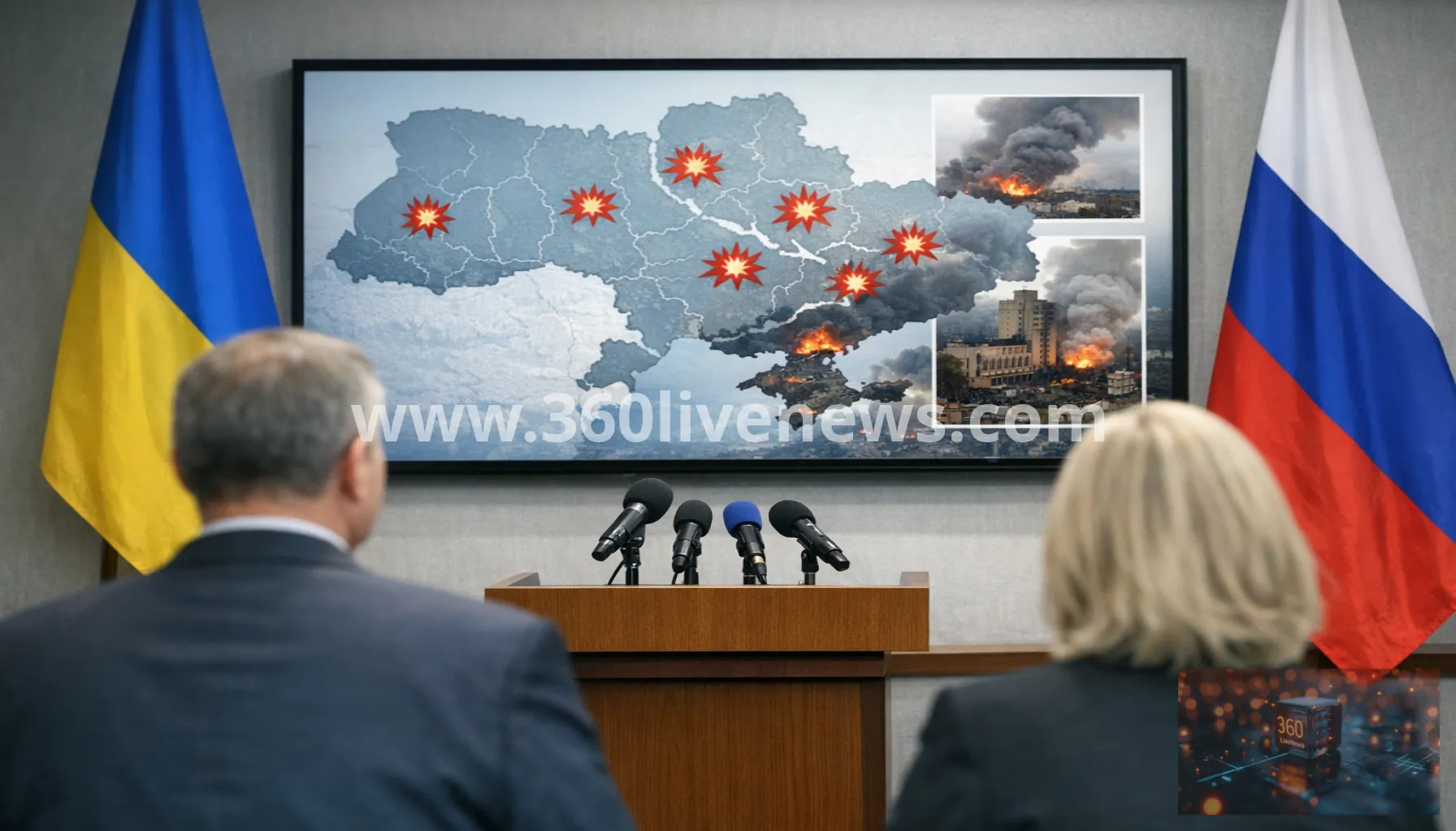 Russian strikes kill at least six across Ukraine as attacks hit five regions