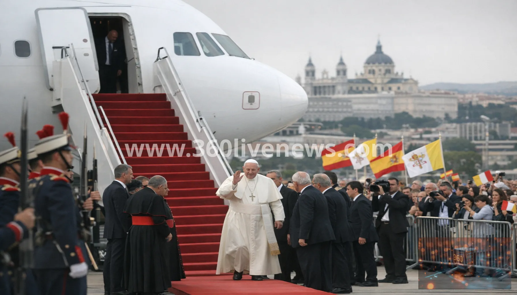 Pope Leo XIV begins first papal visit to Spain in 15 years