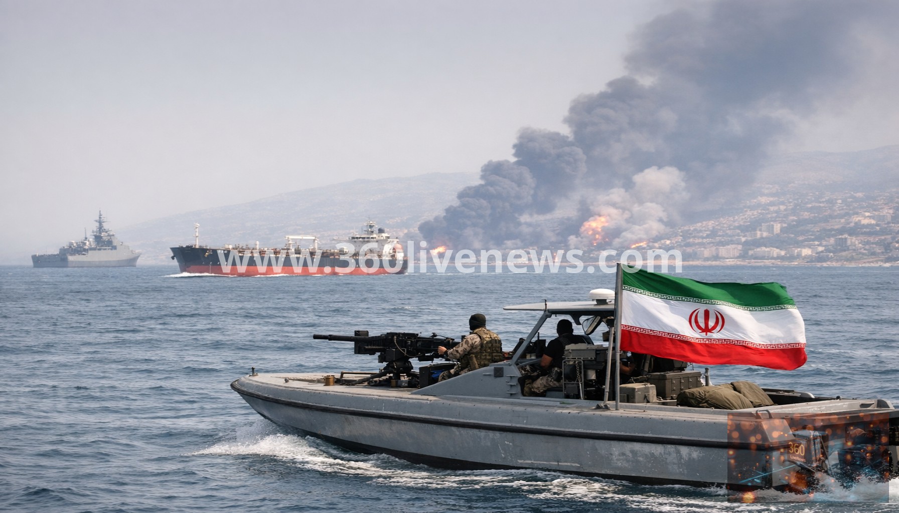 IRGC warns US over attacks on ships as Israel bombs Lebanon
