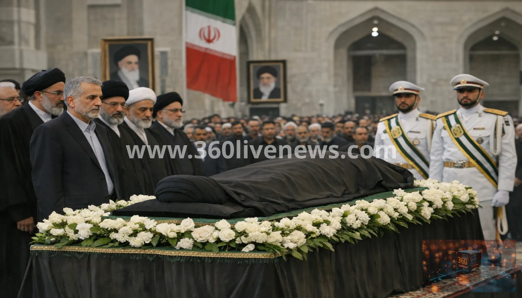Khamenei's body lies in state in Tehran ahead of funeral