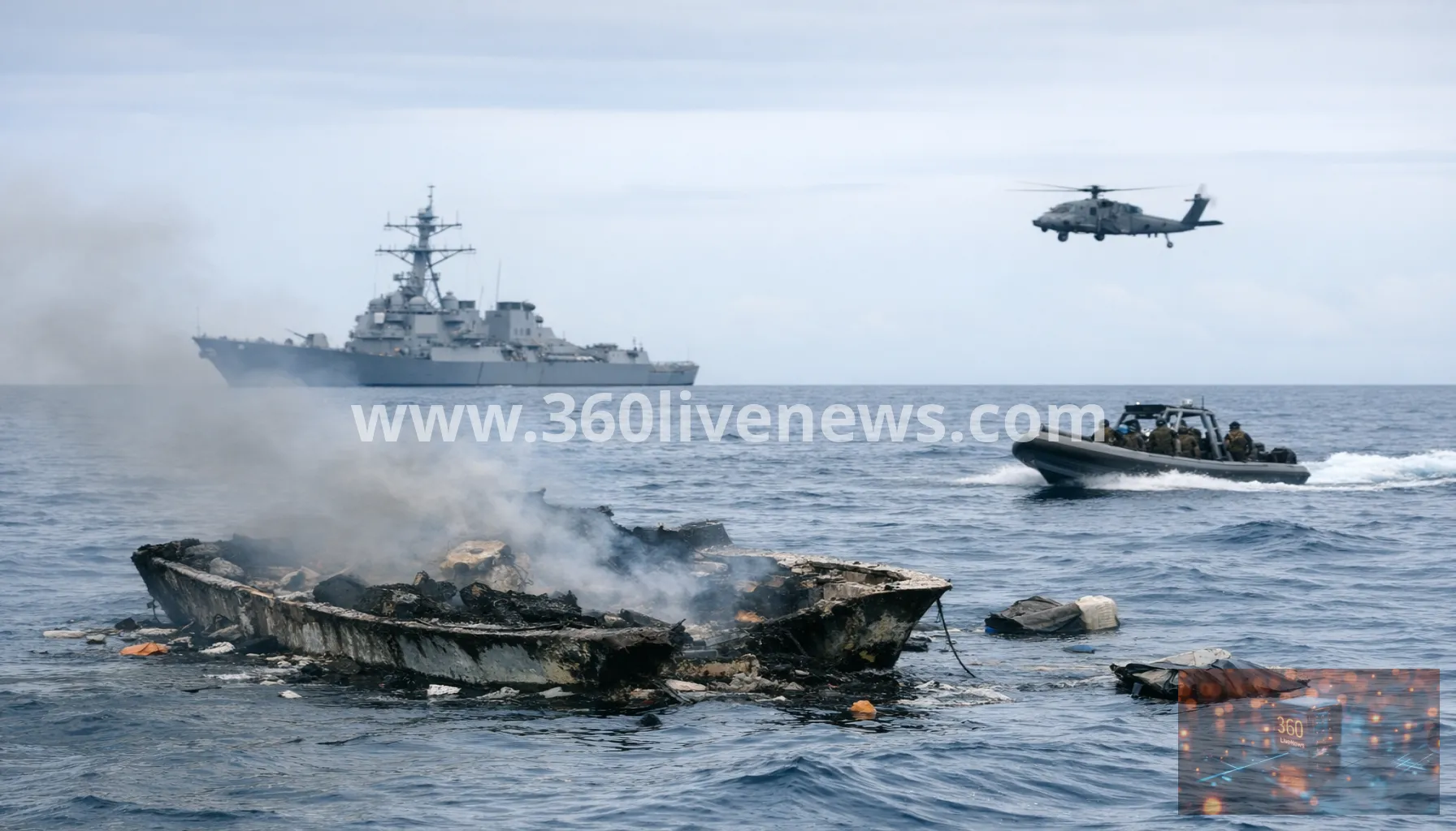 US strike on alleged drug boat in eastern Pacific kills two as survivors reported