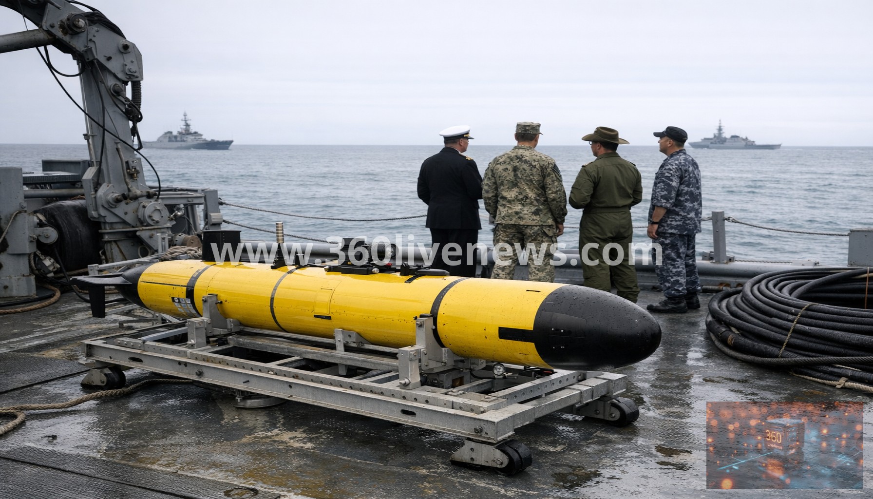 UK, US and Australia announce underwater drone plan to protect subsea cables