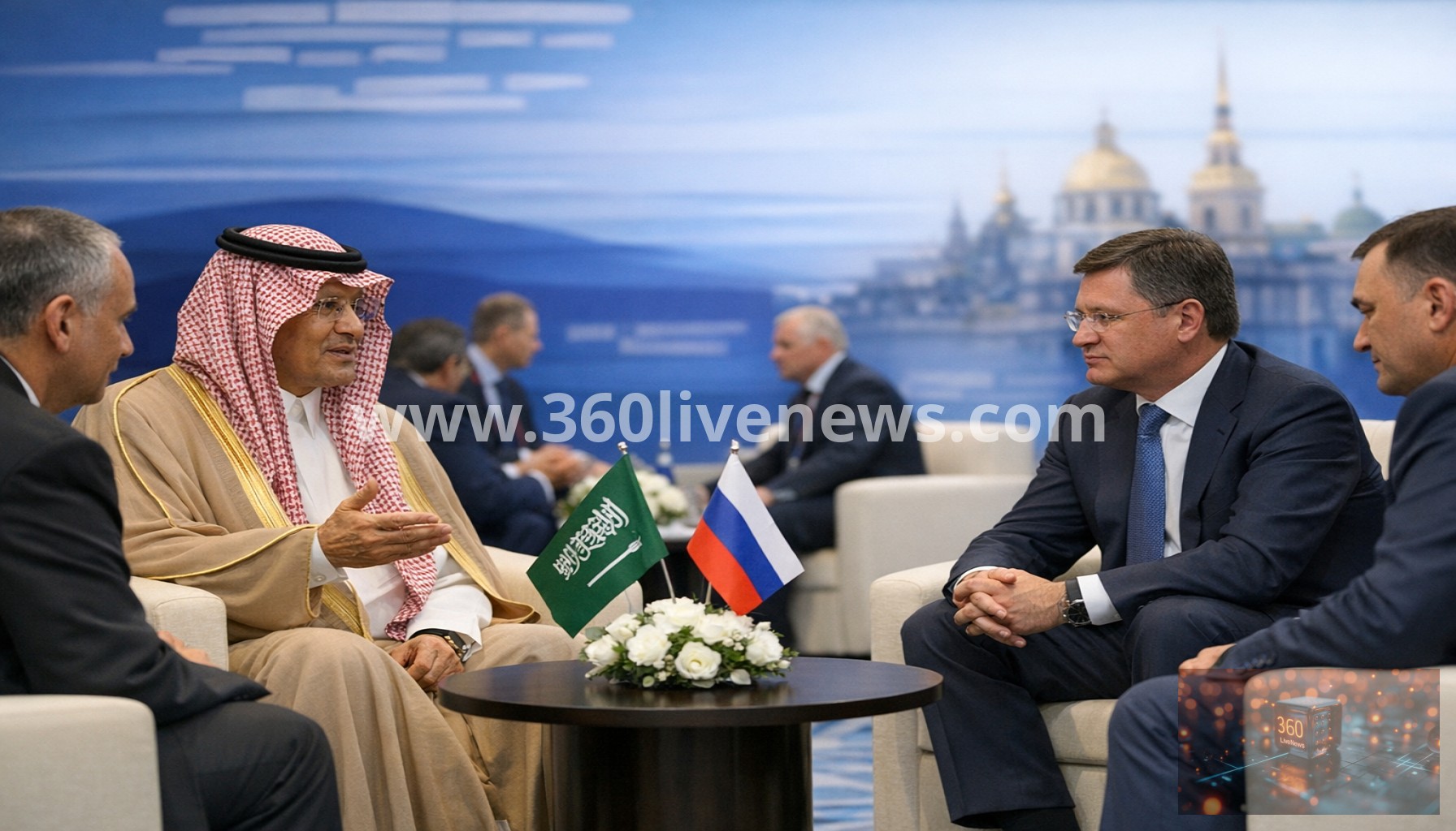 Saudi and Russian officials call for stability in energy markets at St Petersburg forum