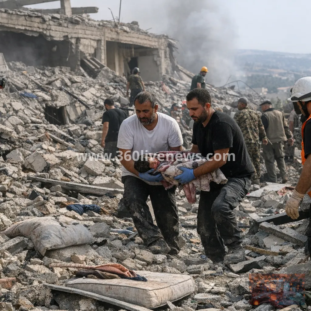 Israeli strikes in southern Lebanon kill at least 13, including six children