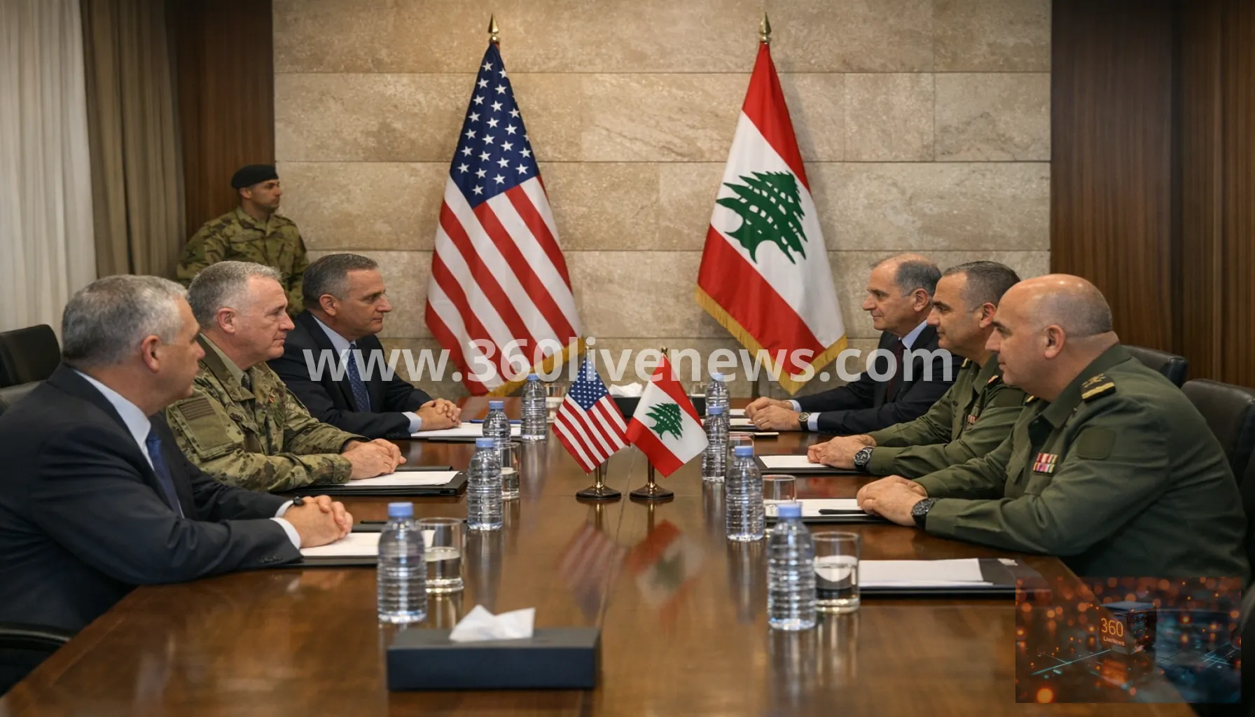 US and Lebanese delegations meet in Beirut on pilot zones for southern Lebanon withdrawal