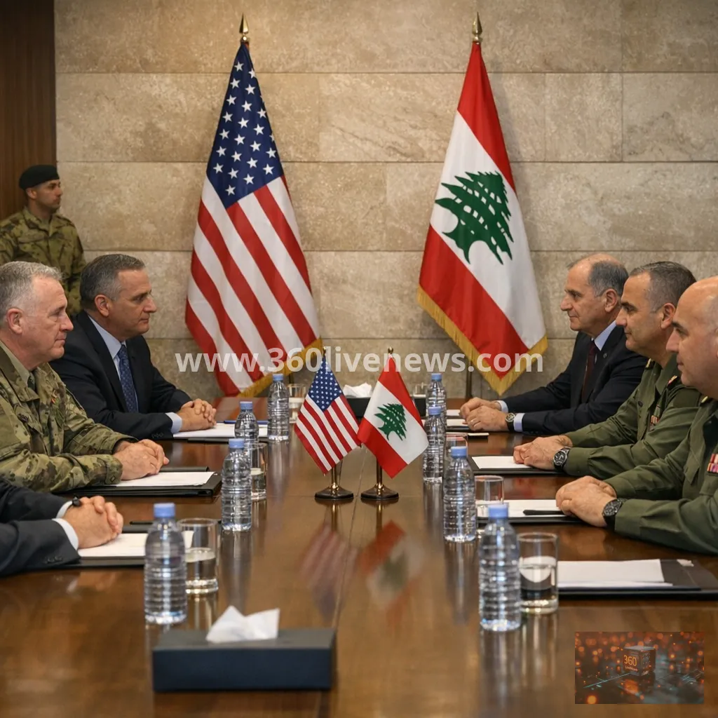 US and Lebanese delegations meet in Beirut on pilot zones for southern Lebanon withdrawal