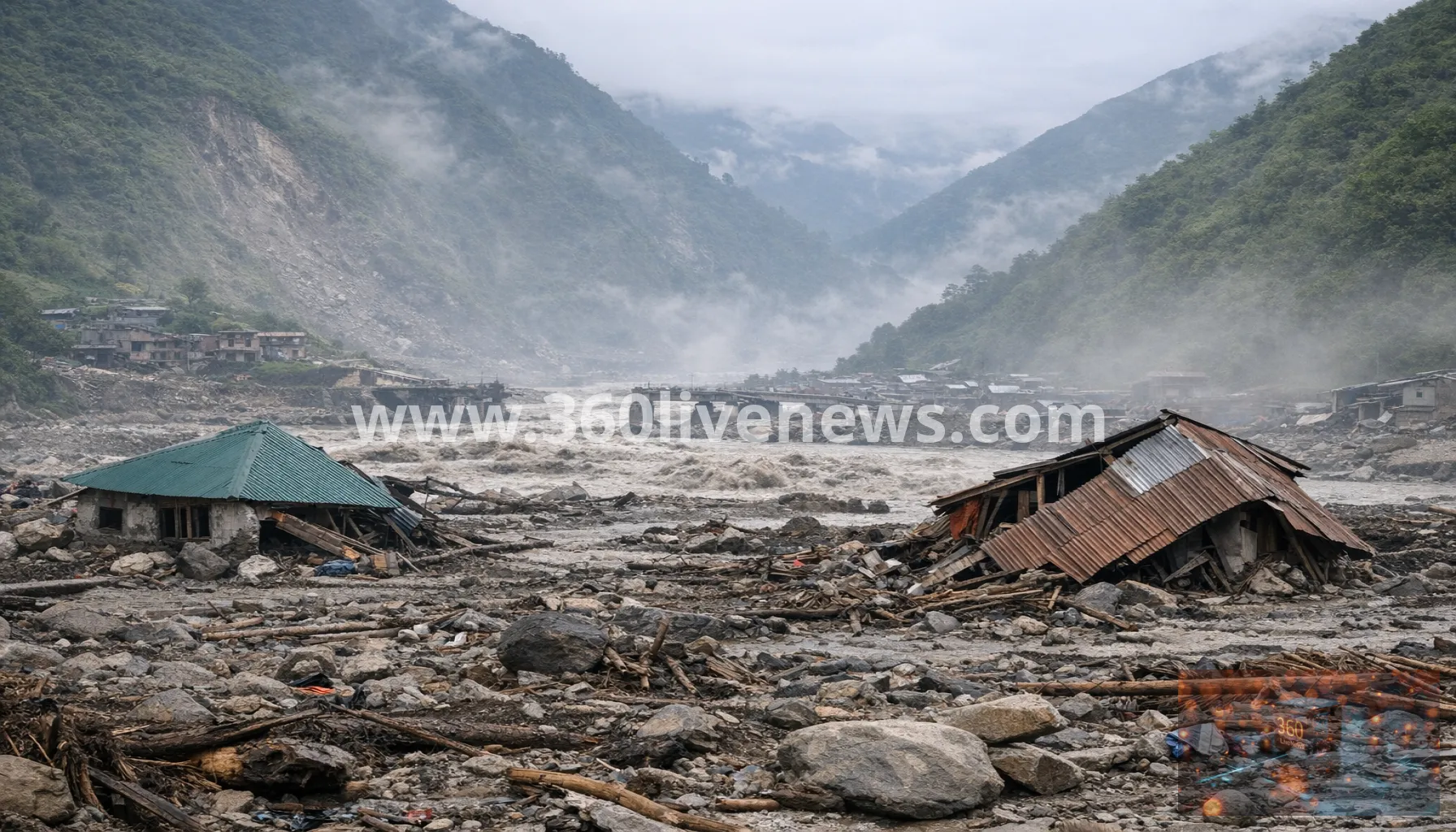 Nepal-Tibet floods leave more than 4,200 missing as Rasuwa valley is devastated