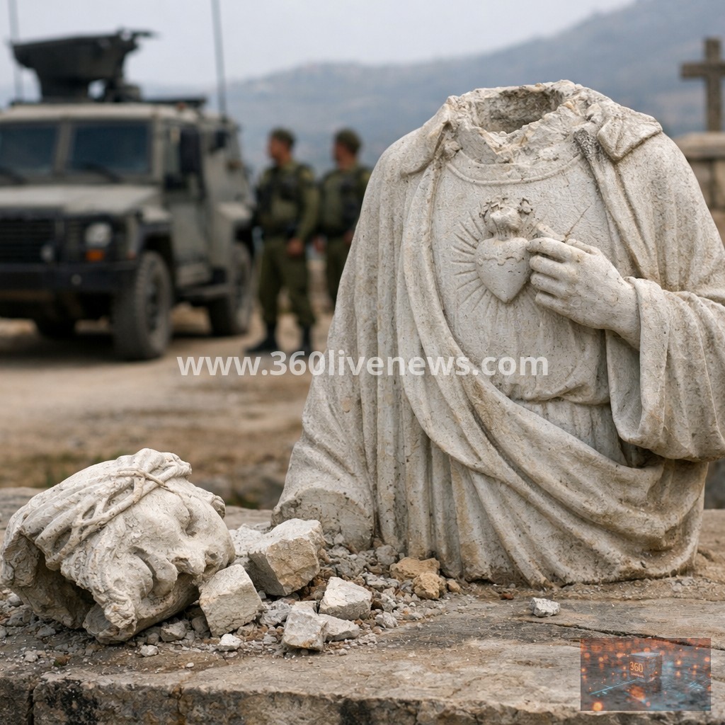 Israeli army jails two soldiers for smashing head of Jesus statue in southern Lebanon