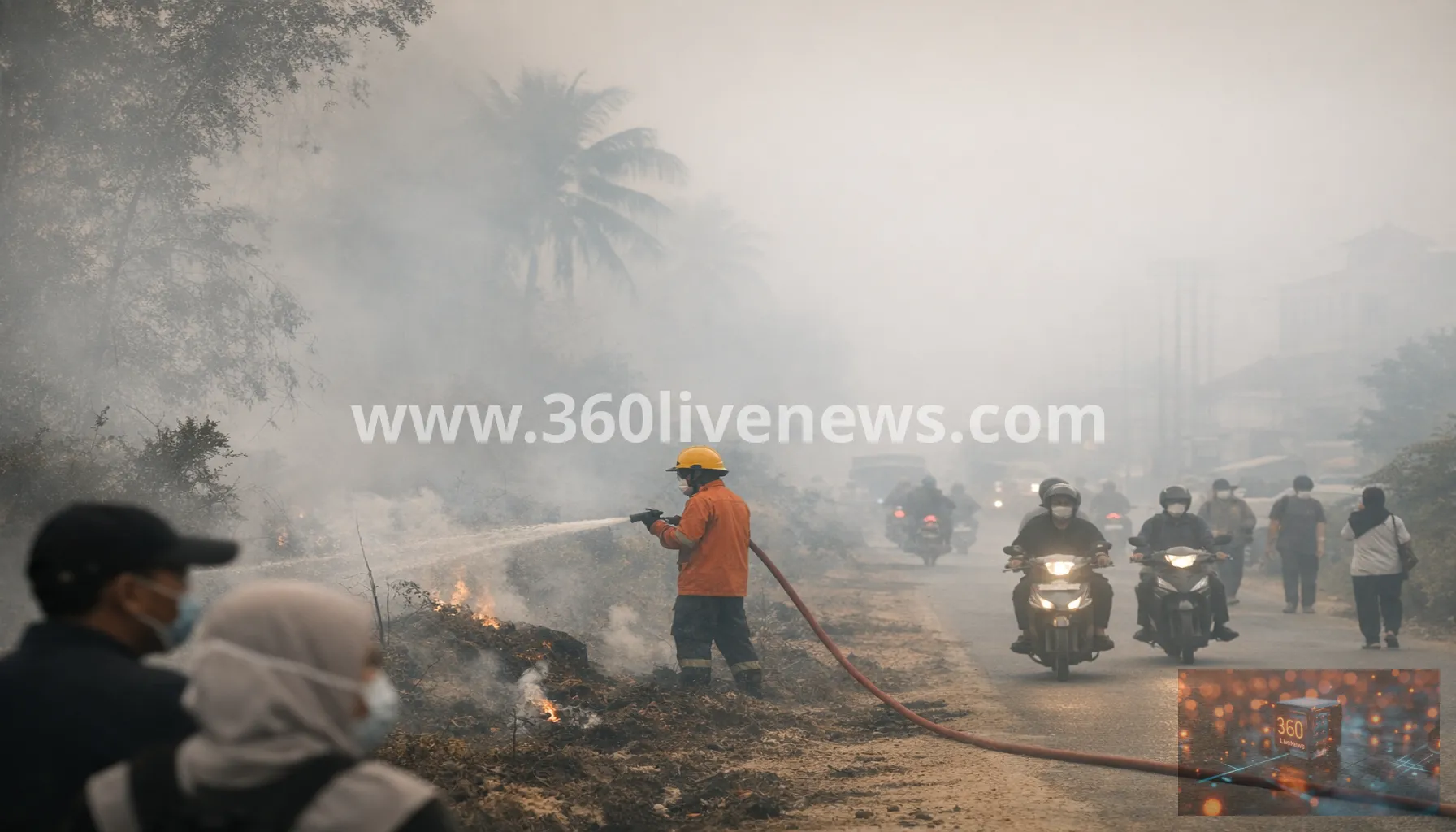 Indonesia battles worst wildfire season in a decade as haze spreads across the region
