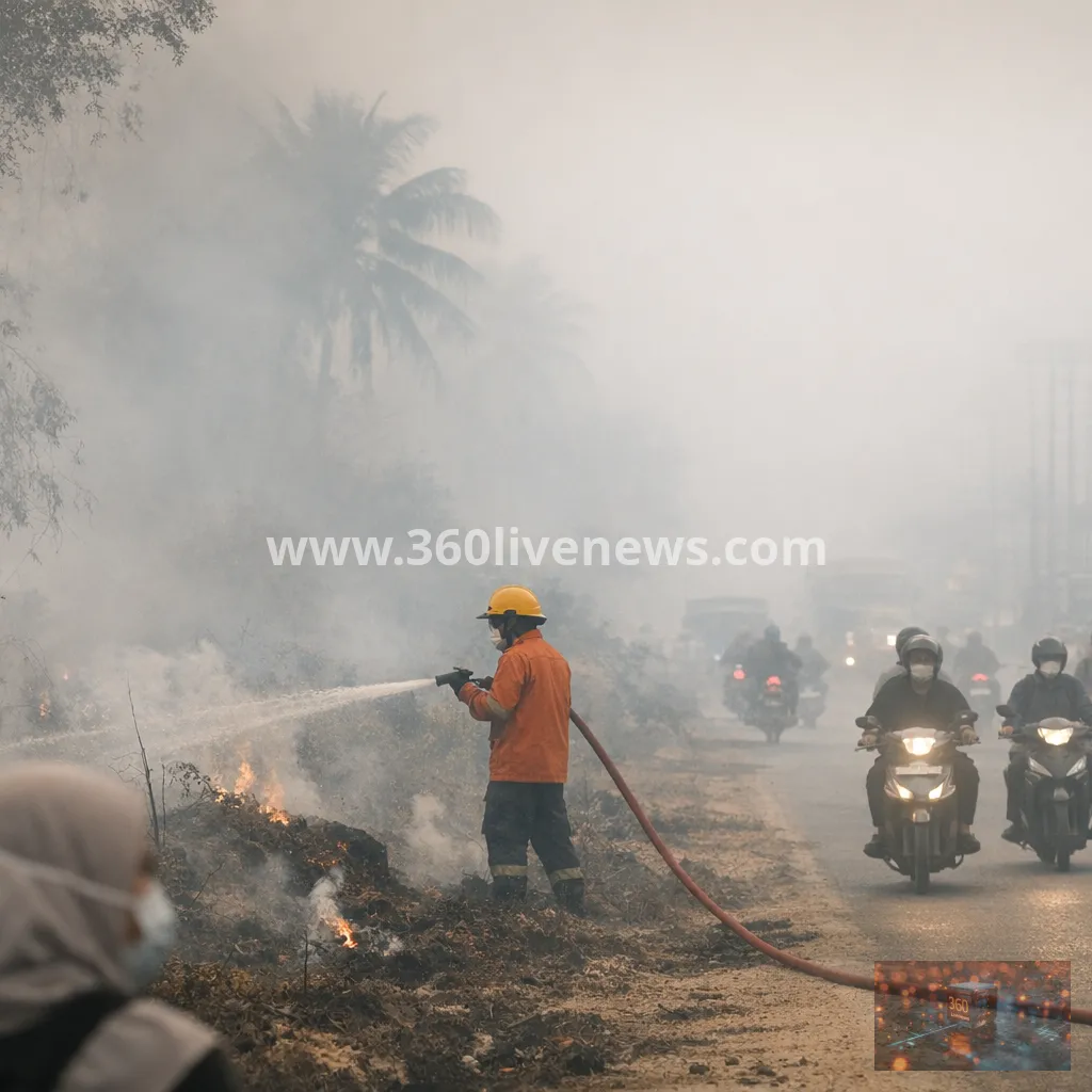 Indonesia battles worst wildfire season in a decade as haze spreads across the region