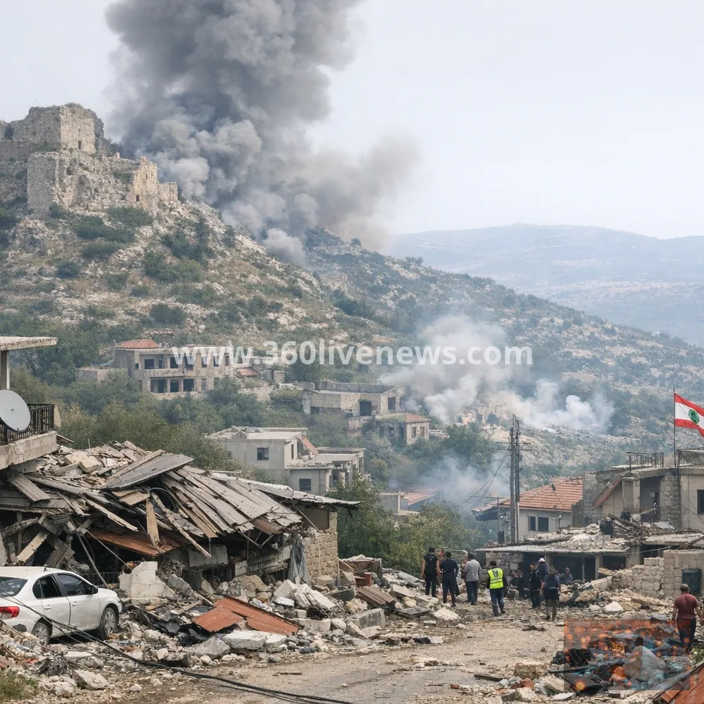 Israeli detonations near Beaufort Castle damage homes in southern Lebanon