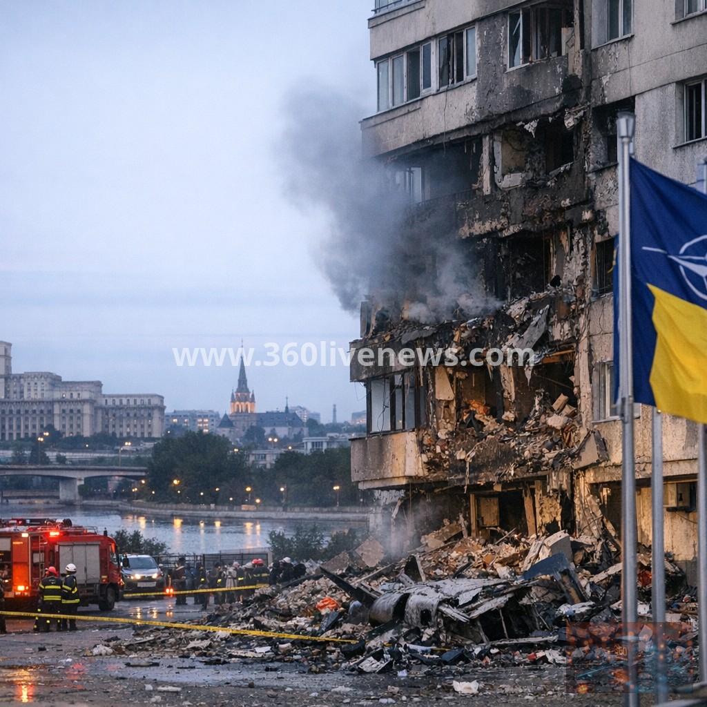 Romania says drone crashes into apartment building, wounding two and prompting NATO condemnation