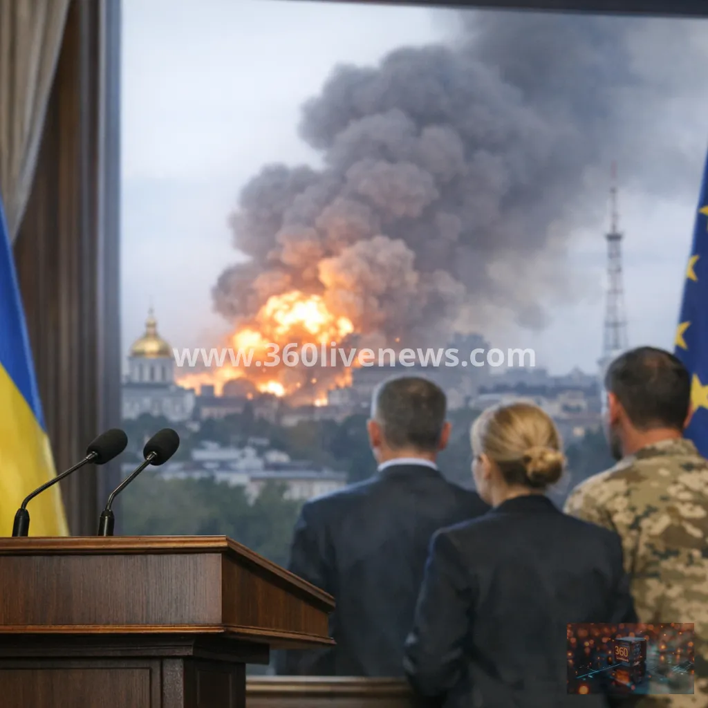 Ukraine-Russia overnight strikes hit Moscow region and Kyiv as fires break out