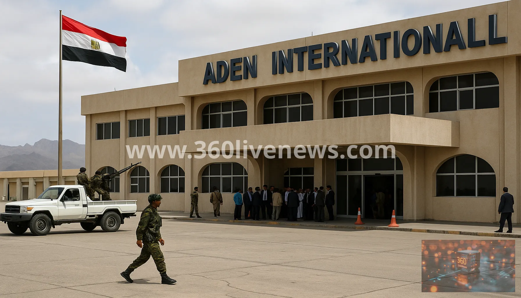 Yemen's Houthis attack Aden airport as Saudi forces intercept missile near Riyadh