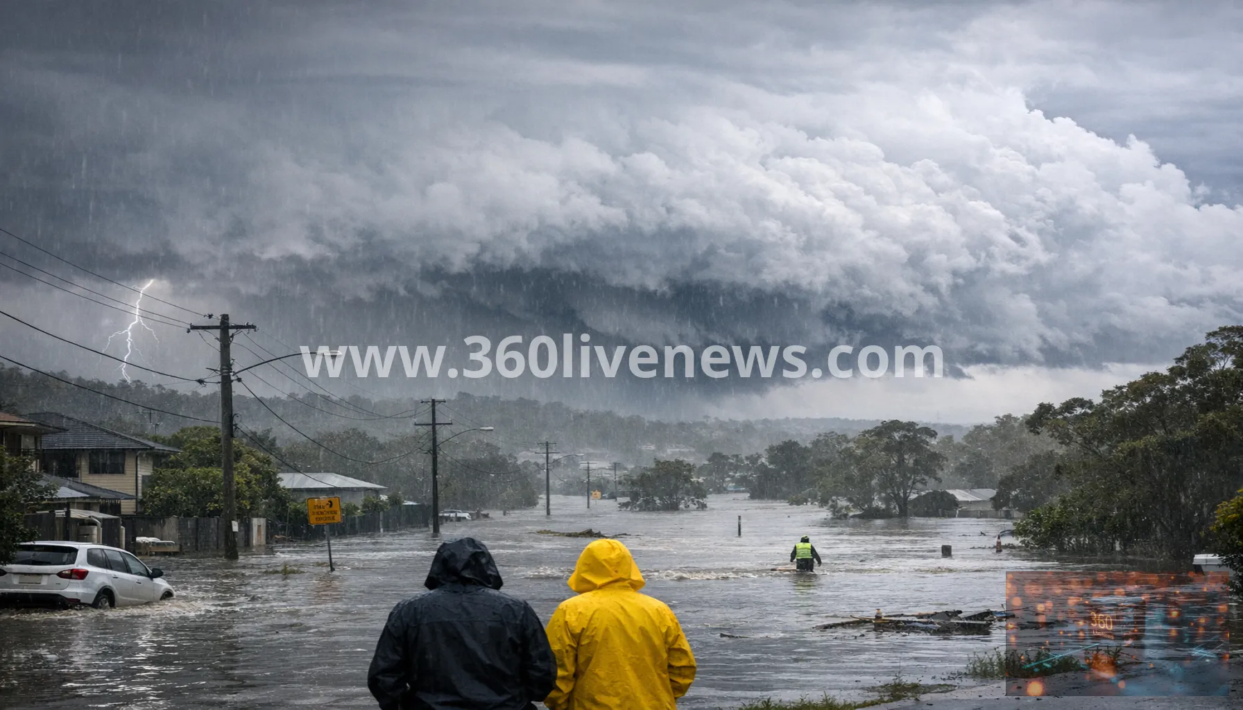 Unusually large storm system brings severe weather to eastern Australia as flood warnings remain in place