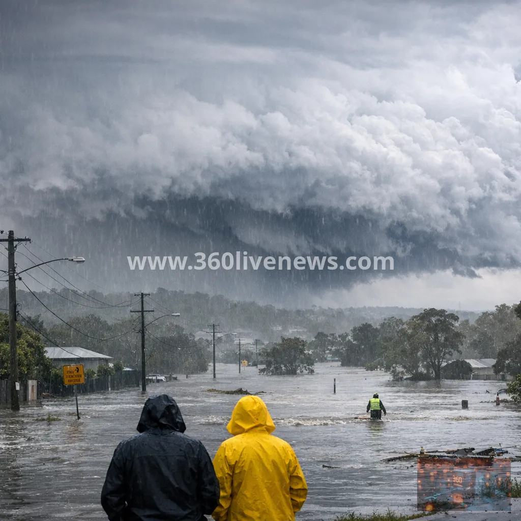 Unusually large storm system brings severe weather to eastern Australia as flood warnings remain in place
