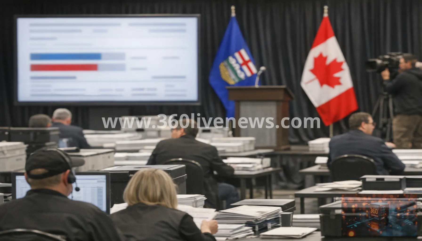 Alberta voters reject separation referendum as count continues