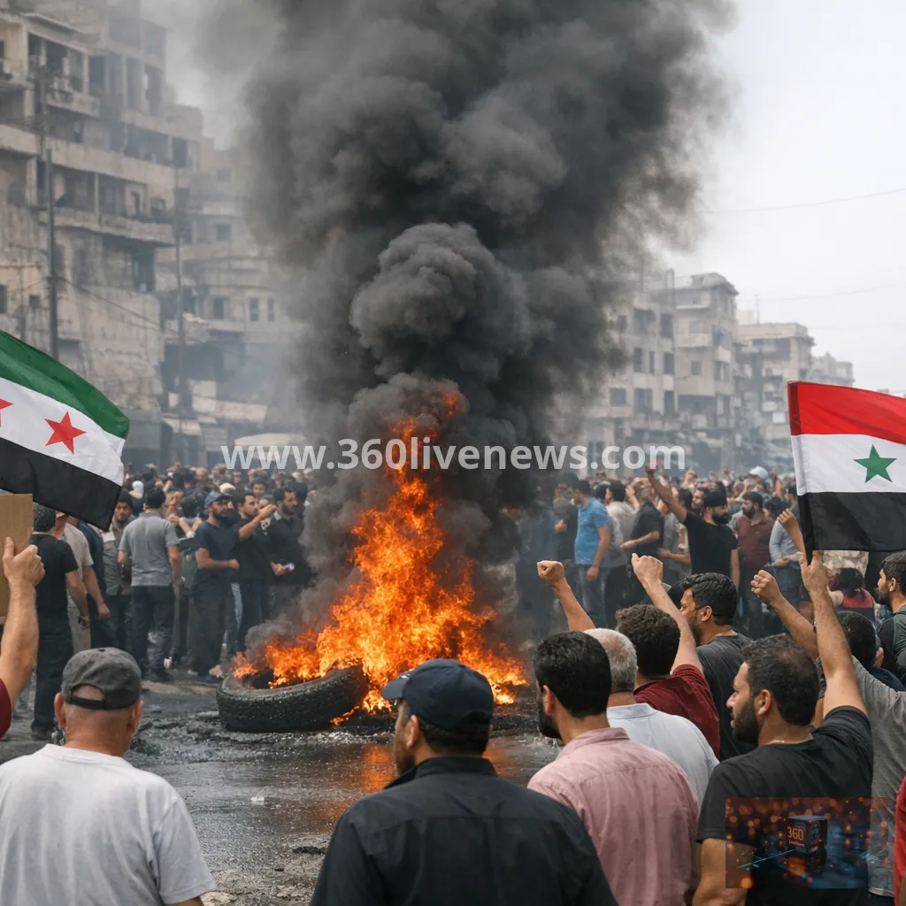 Protests erupt across Syria over fuel price increases